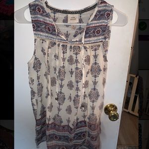 Knox Rose Boho Tie Top